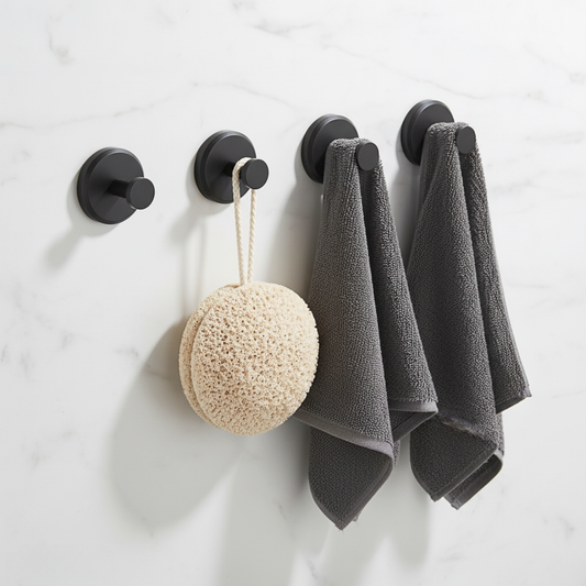 KUBOZN® Edelstahl Saugnapf-Haken ohne Bohren – Starker Halt, Rostfrei & Rückstandslos Entfernbar