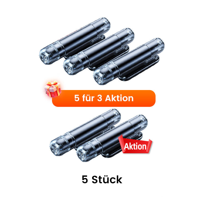 🚨KUBOZN® Auto-Notfallhammer mit Gurtschneider | Wolfram-Spitze für Verbundglas | Kompakt (96mm) | Lebensrettend bei Unfällen (Überschlag/Wasser) | Deutsche Qualität