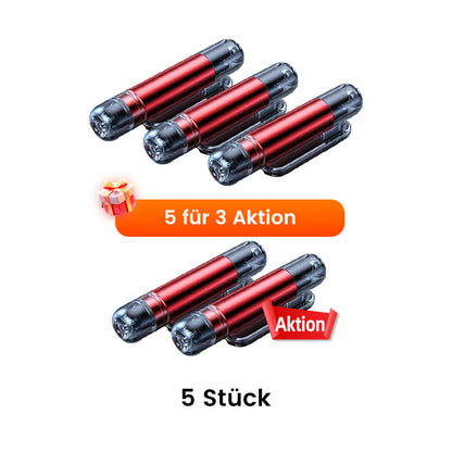 🚨KUBOZN® Auto-Notfallhammer mit Gurtschneider | Wolfram-Spitze für Verbundglas | Kompakt (96mm) | Lebensrettend bei Unfällen (Überschlag/Wasser) | Deutsche Qualität