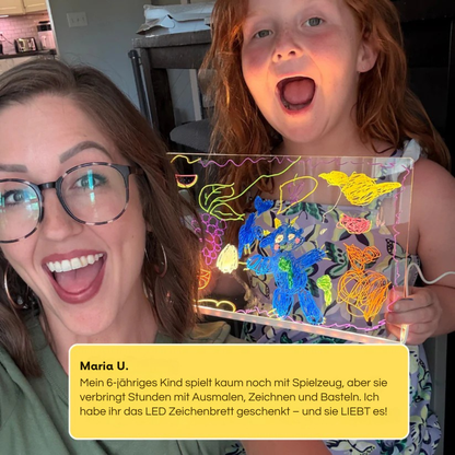 KUBOZN® LED-Zeichenbrett für Kinder