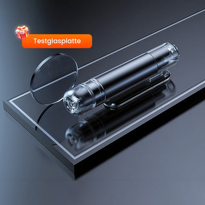 🚨KUBOZN® Auto-Notfallhammer mit Gurtschneider | Wolfram-Spitze für Verbundglas | Kompakt (96mm) | Lebensrettend bei Unfällen (Überschlag/Wasser) | Deutsche Qualität