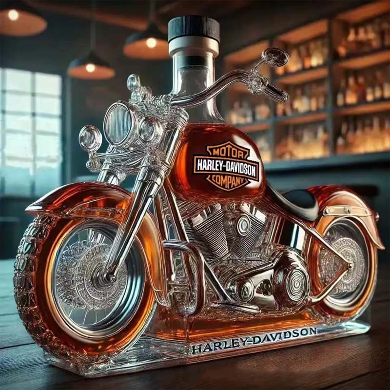 KUBOZN® Limitierte Edition - Harley Whiskyflasche
