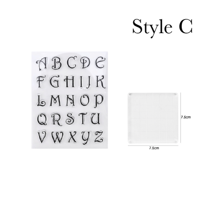 PROMAXCake Alphabet Fondant Stamp Set