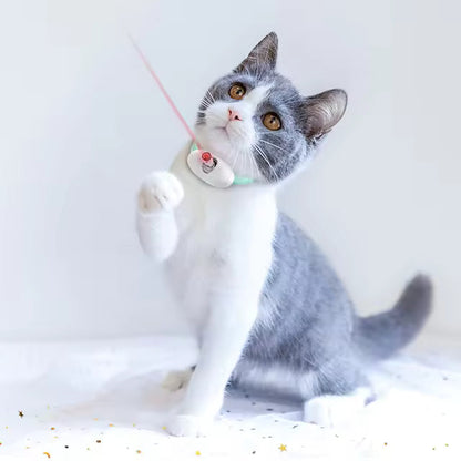 KUBOZN® Intelligent Infrared Laser Cat Collar with Interactive Toys