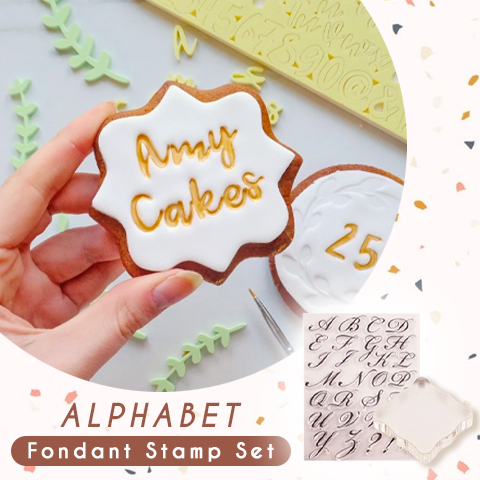 PROMAXCake Alphabet Fondant Stamp Set