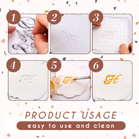 PROMAXCake Alphabet Fondant Stamp Set