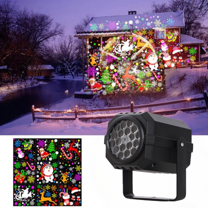 🎁Billhol® Begrüßen Sie Weihnachten💥Rotierender LED-Weihnachtsmuster-Projektor